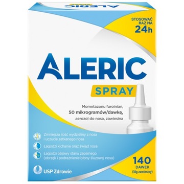 Aleric Spray, 50 mcg/dawkę, aerozol do nosa, 140 dawek, USP Zdrowie