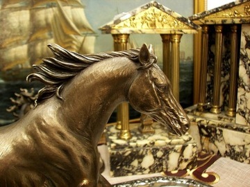 ЛОШАДЬ, МОСТ В РАДОСТНОМ ГАЛОПЕ, ФИГУРКА ВЕРОНЕЗ v