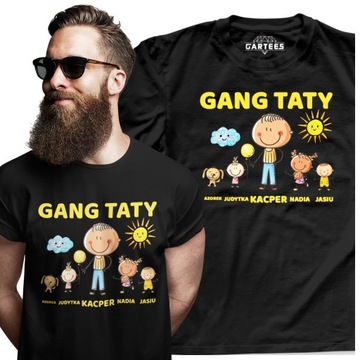 KOSZULKA DLA TATY GANG DZIEŃ OJCA GOTOWY PREZENT