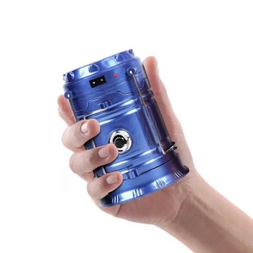 LAMPA LATARKA SOLARNA KEMPINGOWA LED POWERBANK USB