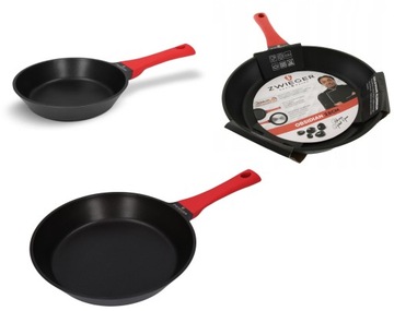 Zestaw patelni 3el. Obsidian Zwieger INDUKCJA GAZ