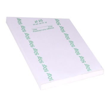 Formatka na bilon 50gr - 1 bloczek a'100