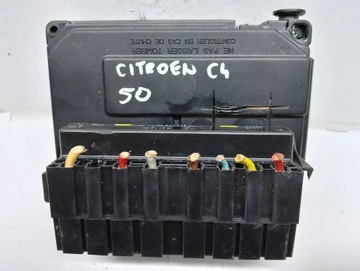 Skrzynka bezpiecznikow modul BSI Citroen C4 9656086380 S118983004J