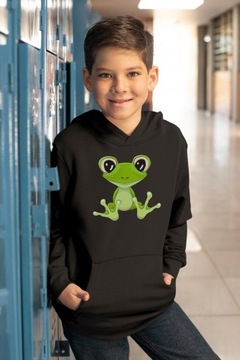 ДЕТСКАЯ ЗЕЛЕНАЯ СВИТШОТА FROG ДЛЯ ДЕТЕЙ FROG