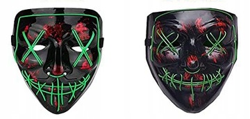 МАСКА ДЛЯ ХЭЛЛОУИНА LED+ Перчатки