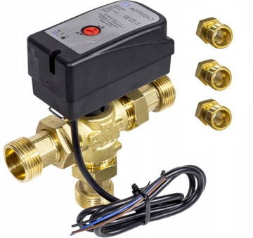 3-ХОДОВОЙ ЗОНАЛЬНЫЙ КЛАПАН 1 ДЮЙМ AZV 643 DN20 + КОМПЛЕКТ ФИТИНГОВ