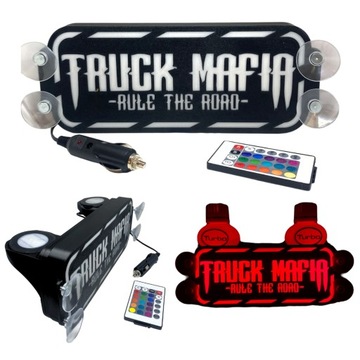 Uchwyt pod ZAPACHY POPPY/ PODŚWIETLANA PODSTAWKA LED TIR RGB TRUCK MAFIA