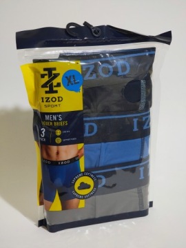 IZOD Men’s Boxer Briefs – Zestaw 3 Sztuk, Rozmiar XL