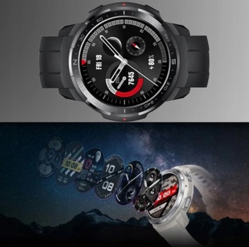 Умные часы Honor Watch GS Pro, черные, 48 мм