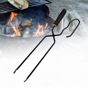 Щипцы для костра Портативные легкие инструменты для костра Щипцы для костра