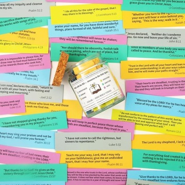 Банка для библейских заметок для эмоций, библейские заметки ручной работы с на.