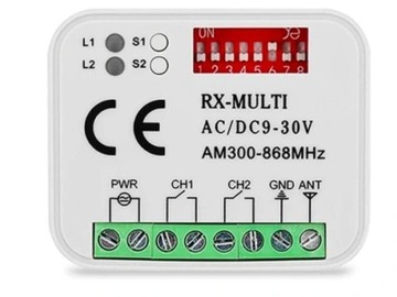 Odbiornik radio do pilotów uniwersalne 300-868 MHz