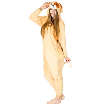 KOMBINEZON ONESIE KIGURUMI JEDNOCZĘSCIOWA PIŻAMA CIEPŁA PREZENT DRES M