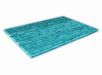 SZKLANA DESKA KUCHENNA 40x30 19b Morska cegła