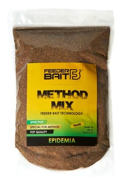 Feeder Bait zanęta Method Mix Epidemia Dark 800g