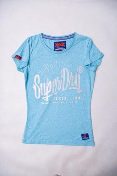SUPERDRY bluzka t-shirt koszulka XS/34 Tokyo JPN