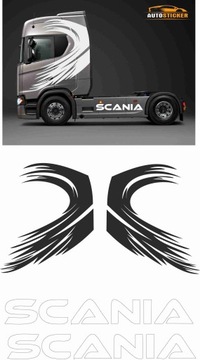 NAKLEJKI NAKLEJKA SCANIA NA KABINĘ TIR MODEL09