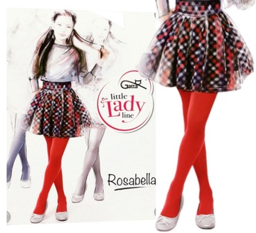 RAJSTOPY gładkie Gatta ROSABELLA 60DEN 140-146 red