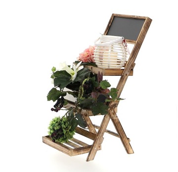 Деревянная подставка-лестница для цветов, h=68 см