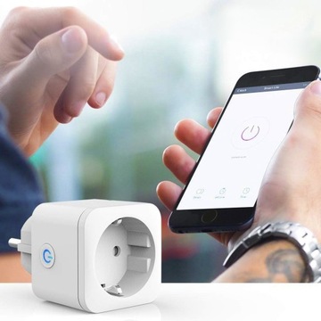 PROGRAMATOR CZASOWY INTELIGENTNE GNIAZDO ZDALNIE STEROWANE WIFI TUYA SMART