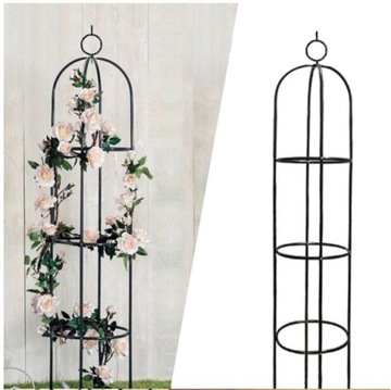 PERGOLA KOLUMNOWA METALOWA NA KWIATY RÓŻE *190CM*