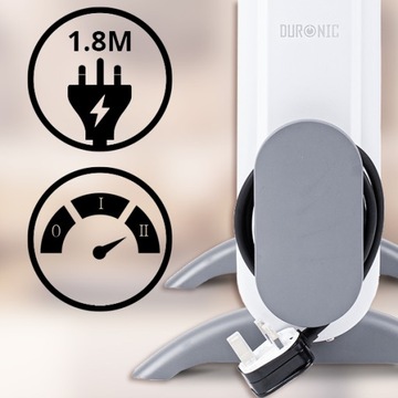 Duronic HV180 Портативный электрический обогреватель 1800 Вт