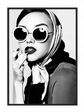 OBRAZ PLAKAT W RAMIE 53x73 cm Retro P814