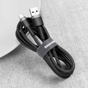 Mocny 0.5m KABEL BASEUS SZYBKIE ŁADOWANIE USB / USB-C QUICK CHARGE PRZEWÓD