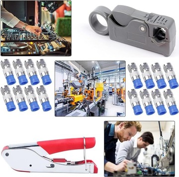 Компрессионные клещи 20x F Plug RG-6