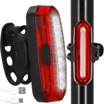 ЗАДНИЙ ВЕЛОСИПЕДНЫЙ ФОНАР USB-СВЕТОДИОД ДЛЯ ЗАДНЕГО МОЩНОГО ОСВЕЩЕНИЯ ДЛЯ ВЕЛОСИПЕДНОГО АККУМУЛЯТОРА