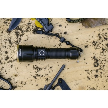 ВОЕННЫЙ ТАКТИЧЕСКИЙ СВЕТОДИОДНЫЙ ФОНАРЬ XML2 ZOOM USB VAYOX