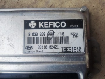 Компьютер двигателя Hyundai Getz со штекером 1.1 G4HD