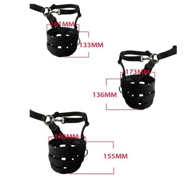 Намордник конский сверхпрочный, черный, большой.