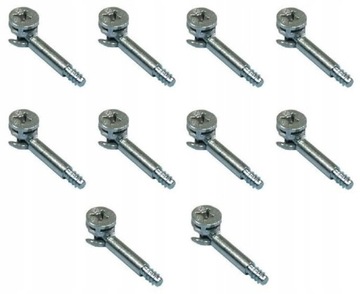 ZŁĄCZE DO SKRĘCANIA MEBLI PŁYT MIMOŚRODOWE MEBLOWE MIMOŚRÓD ŁĄCZNIK 100SZT.