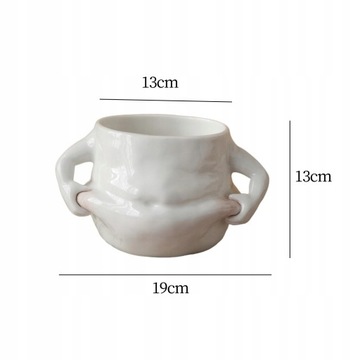 Duży brzuch ceramiczny kubek do kawy kubek prezent