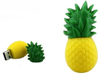 PENDRIVE USB SZYBKI FLASH DRIVE ULTRA PAMIĘĆ ZAWIESZKA PREZENT ANANAS 64GB