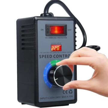Регулятор скорости вращения двигателя в корпусе с розеткой 2400 Вт 230 В
