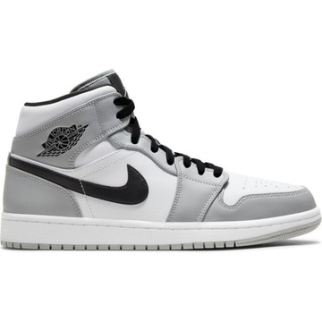 BUTY SPORTOWE NIKE AIR JORDAN 1 RETRO MID LIGHT SMOKE GREY SZARE BIAŁE R 43