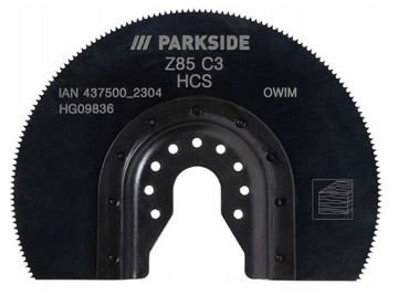 Parkside brzeszczoty do cięcia, szlifowania do narzędzia wielofunkcyjnego