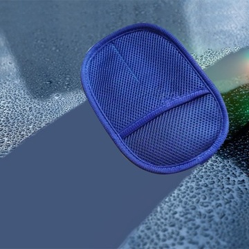 Перчатки для мойки автомобилей Перчатки для мойки автомобилей универсальные, мягкие, многоразовые, синие