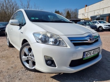 Toyota Auris I Hatchback 5d Facelifting 1.8 HSD 136KM 2010 Toyota Auris HYBRYDA 1.8 136 KM perłowy lakier alu climatronic gwarancja, zdjęcie 3