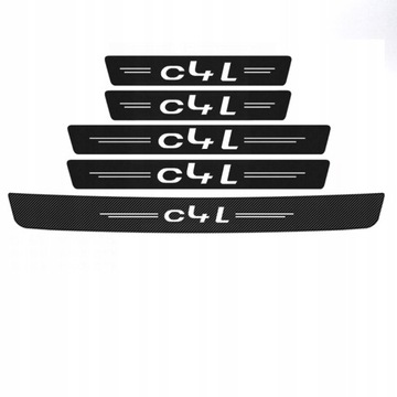 5 PCS Naklejka Progu Samochodu Do Citroën C4L