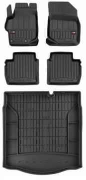 Set 3D gumové rohože Peugeot 301 Sedan 2012-2019