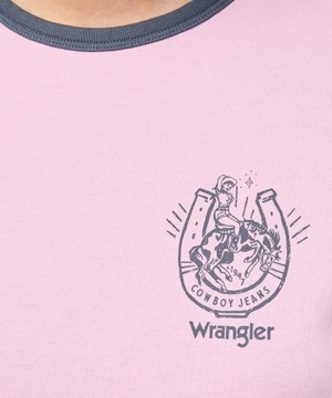 T-shirt Wrangler RINGER TEE 112350190 Fragrant Lilac S