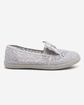 СЕРЫЕ КРОССОВКИ-СЛИПОНЫ OSMO 31 ДЛЯ ДЕВОЧЕК