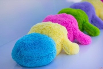 Многоножка-гусеница-талисман плюшевый мишка 180 см