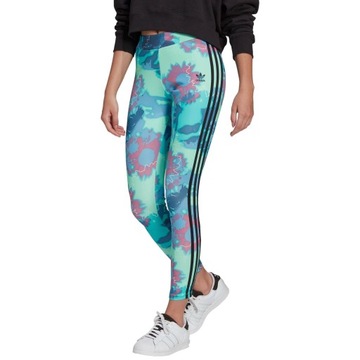 Legginsy damskie sportowe treningowe na siłownię fitness adidas HC4588