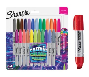 Zestaw Sharpie Fine Cosmic Colors 24 szt.