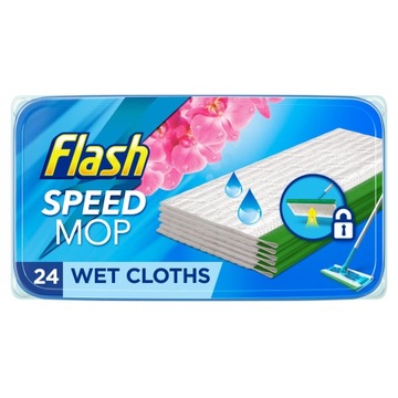Flash Speedmop CHUSTECZKI MOKRE DO PODŁÓG ORCHIDEA