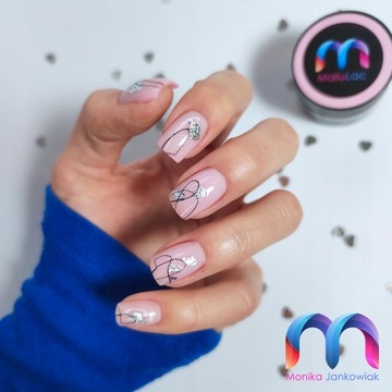 Гель для наращивания ногтей 2+1 Malulac LED 45г